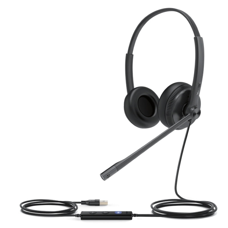 Auriculares binaurais YEALINK UH34 Lite Dual Teams Auric. con USB