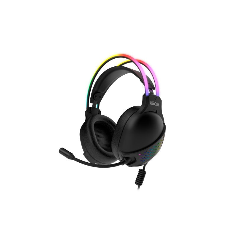 KROM Auricular Gaming KLAIM RGB LED - detalle