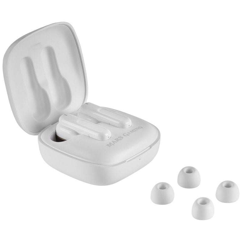 Auriculares sen fíos MARS GAMING MIHBW BT 5.1 brancos