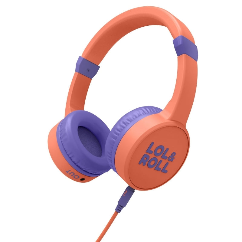 Auriculares Energy Sistem Lol&amp;Roll Pop Kids Laranxas