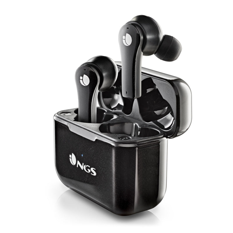 Auriculares NGS ARTICABLOOMBLACK sen fíos negros