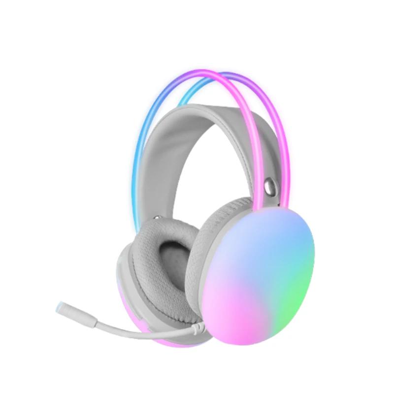 MARSGAMING Auriculares MH-GLOW PC/Ps4-5/xbox White - detalle