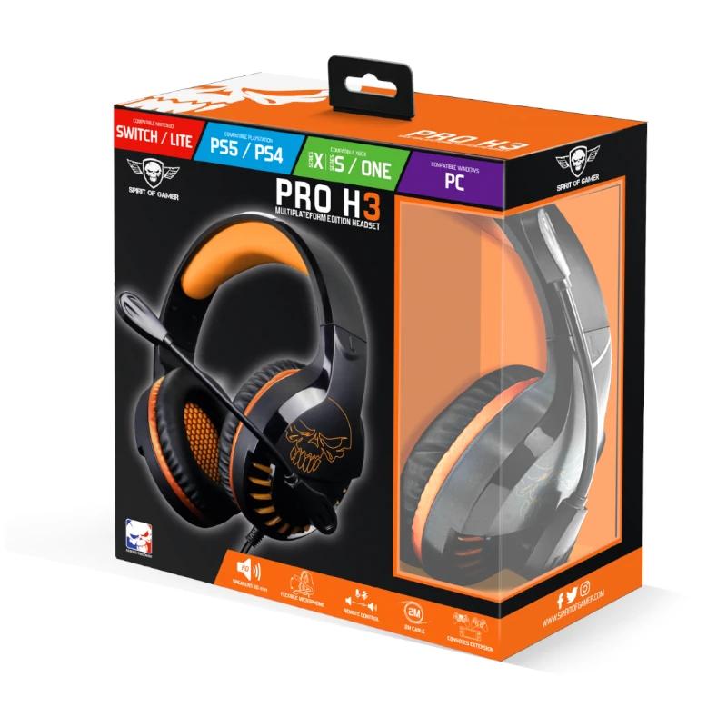 Spirit of Gamer Auricular Pro H3 Multiplateforme - detalle