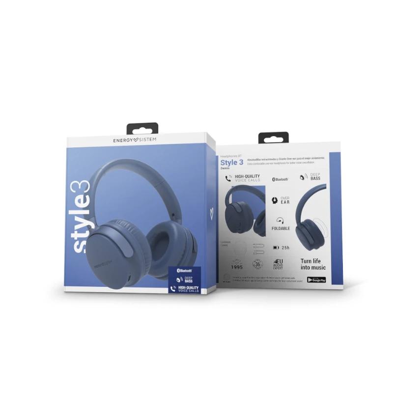 Energy Sistem Auriculares Style 3 Denim Bluetooth - detalle