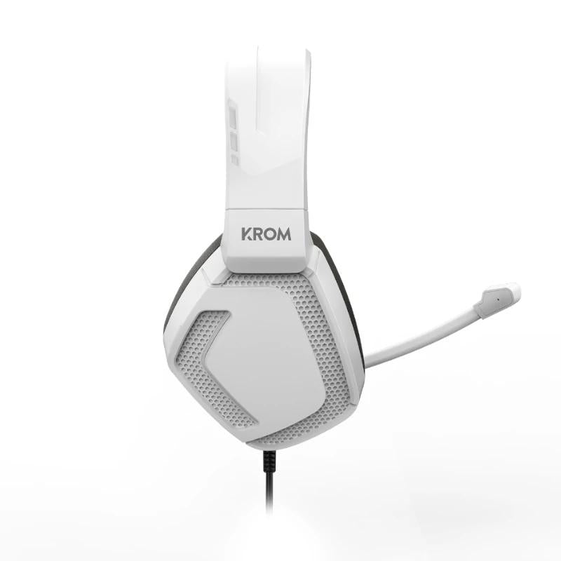KROM KOPA PRO | AURICULARES ESTÉREO BRANCOS PARA XOGOS