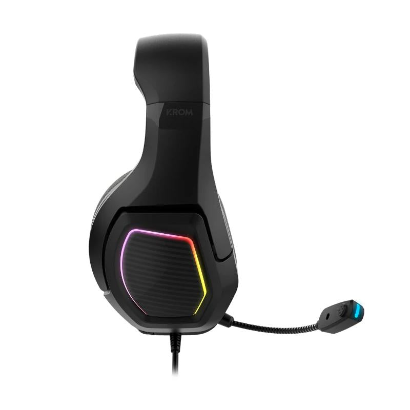 AURICULARES PARA XOGOS KROM KOPA 7.1 VIRTUAL NEGRO 