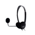 Auriculares Nilox NXCM0000004 Conector dobre negro 