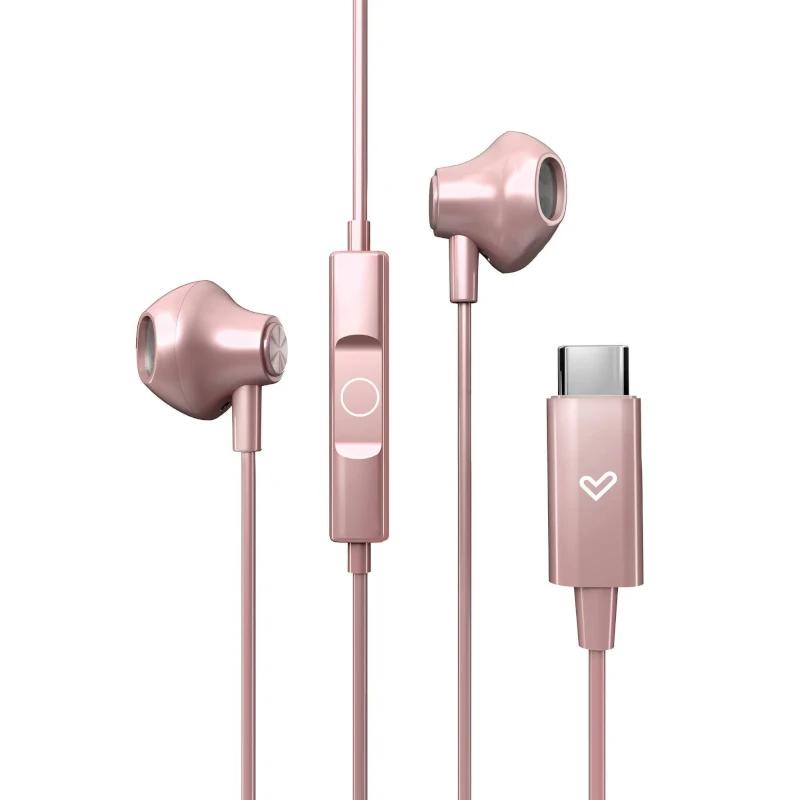Auriculares Energy Sistem EasyPods Tipo C Rosa