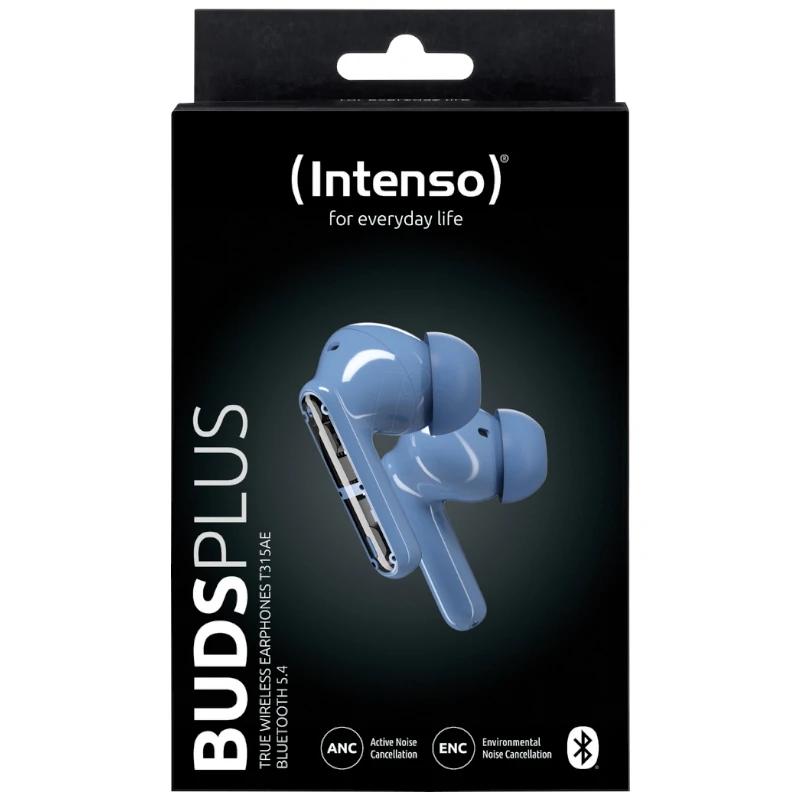 Intenso | Auriculares Buds Plus TWS ANC+ENC | Azul 
