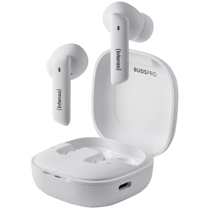 Intenso | Auriculares Buds Pro TWS H-ANC+ENC brancos
