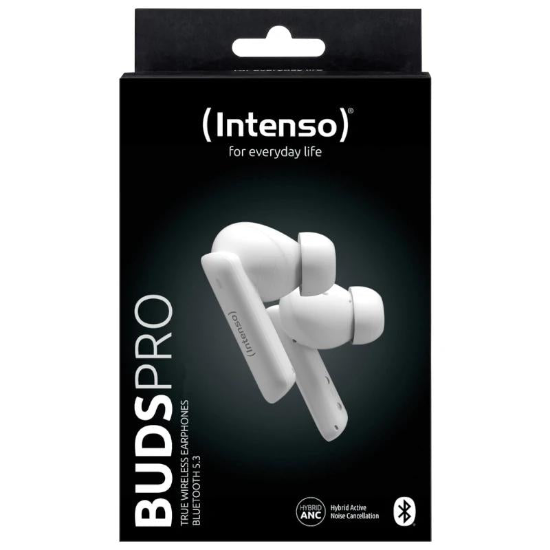 Intenso | Auriculares Buds Pro TWS H-ANC+ENC brancos