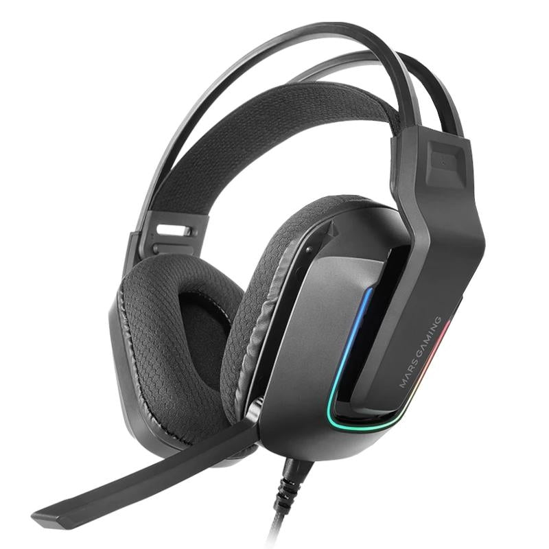 AURICULARES FRGB ERGONOMICOS MARS GAMING, MICRO 
