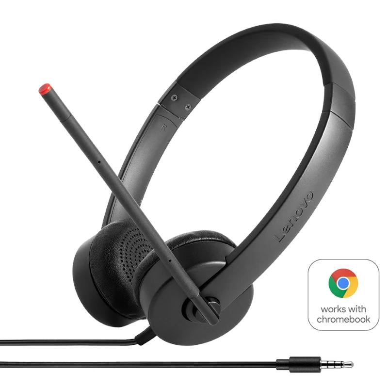 Auriculares estéreo Lenovo Essential con micrófono 