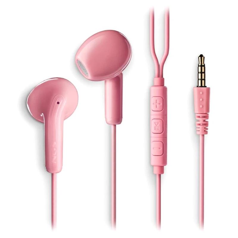 Cable de auriculares estéreo rosa NGS JACK 3,5 mm 
