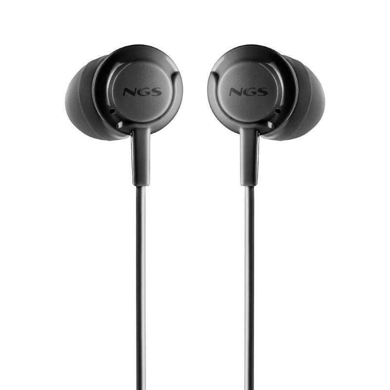 NGS Auricular Negro Estéreo USB-C Con Cable
