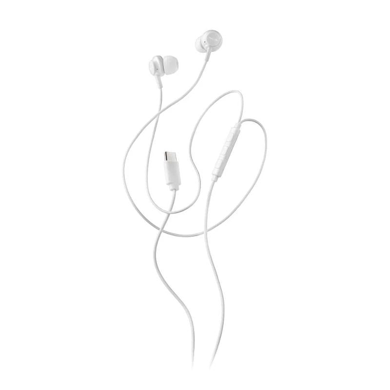 NGS Auricular Blanc Estèreo USB-C amb cable 