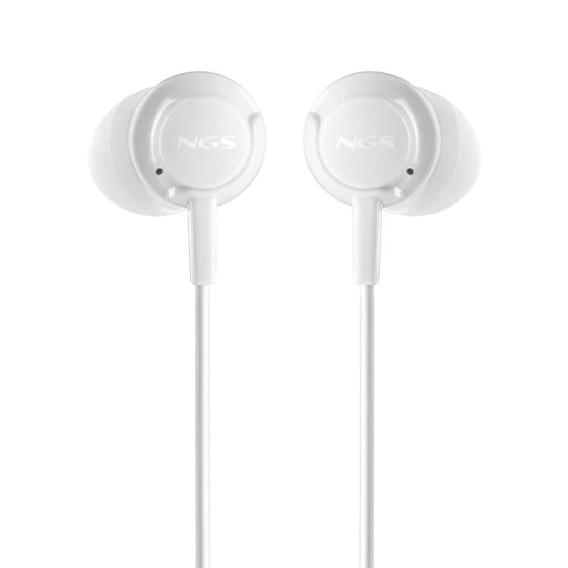 NGS Auricular Blanco Estéreo USB-C con cable