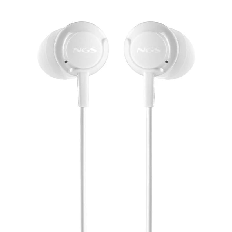 NGS Auricular CROSSDRIFT Blanco cable JACK 3.5 Mm