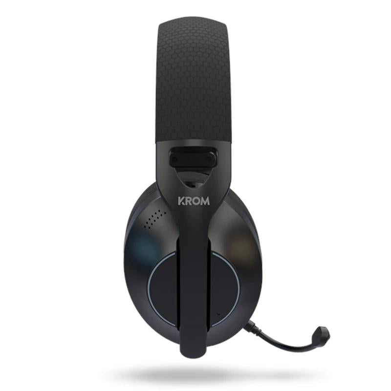 KROM PHASE Auricular GAMING Inalámbrico Negro - detalle