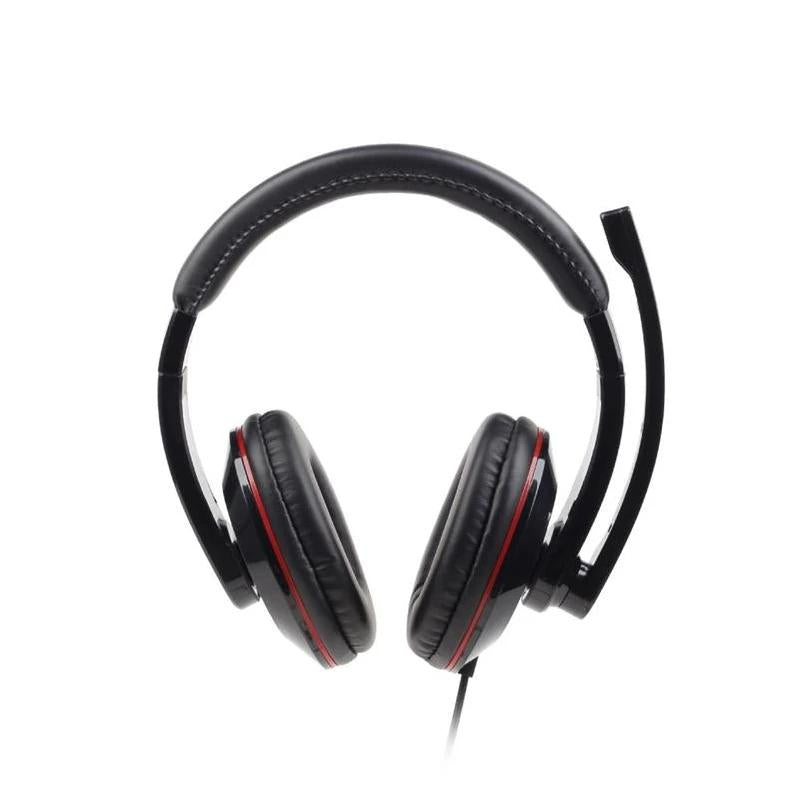 Gembird Auriculares con control de volumen negro - detalle
