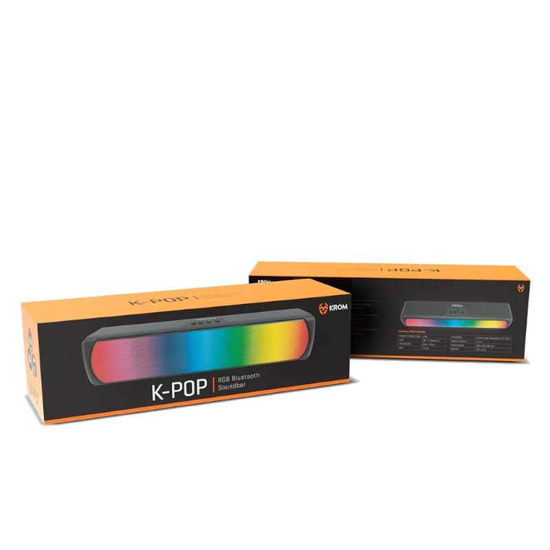 Barra de son KROM K-POP Bluetooth RGB