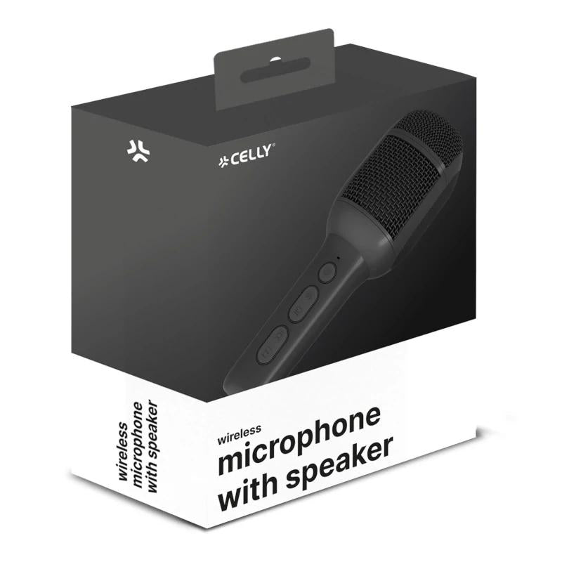 Celly Microfono para niños inalambrico Negro - detalle