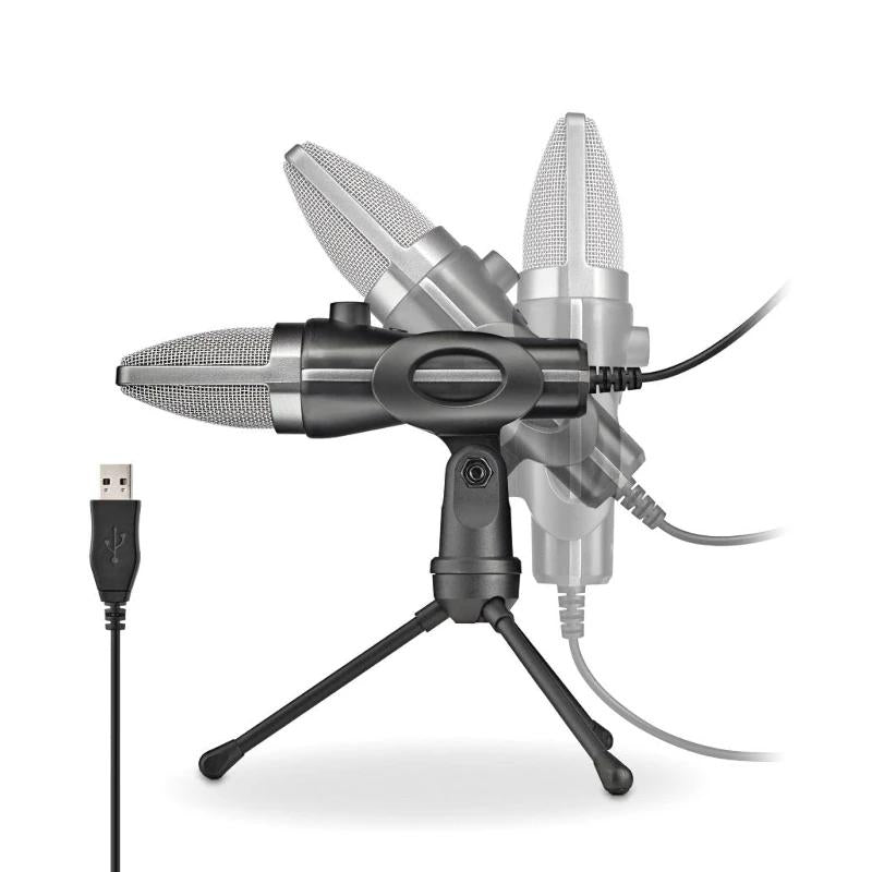NGS Micrófono PC Usb con soporte tripode
