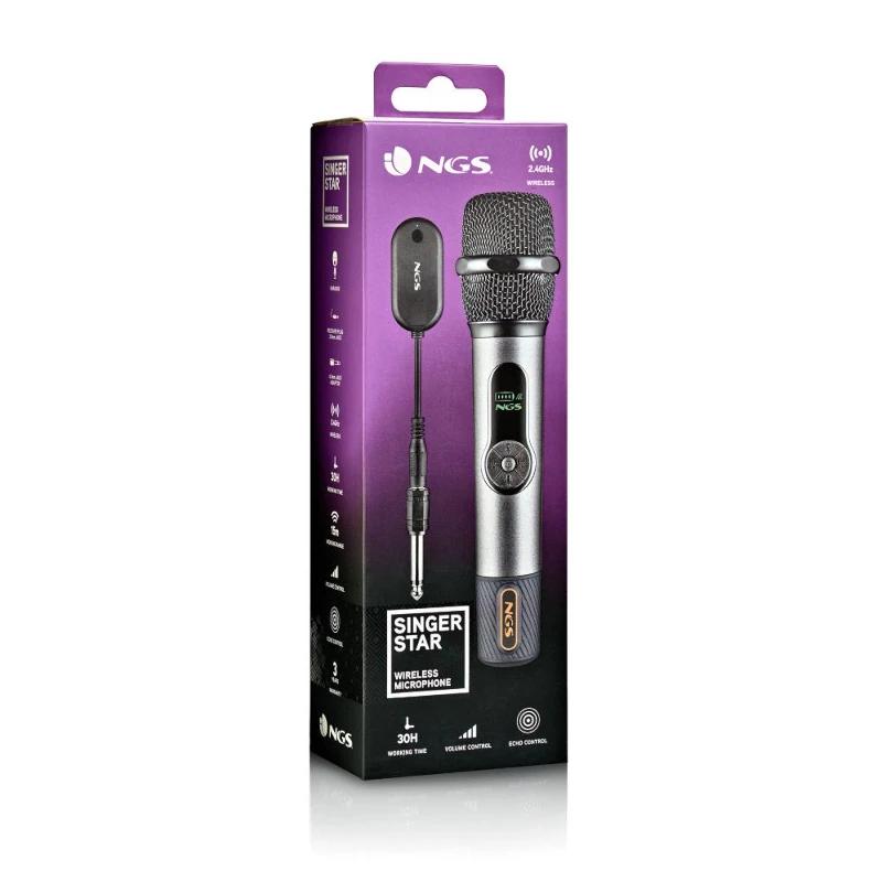 NGS Micrófono Inalámbrico SINGERSTAR vocal din.