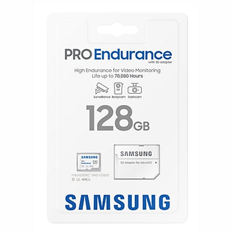 Samsung MicroSDHC Pro Endurance 128GB Clase 10 c/a - detalle