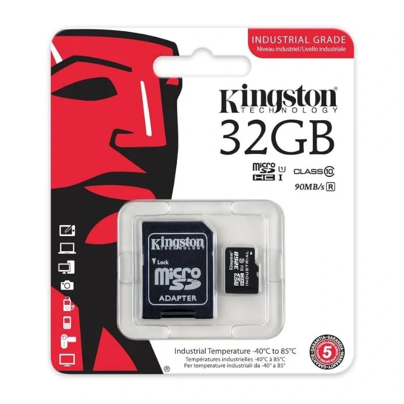 Kingston MicroSD Industrial 32Gb sin adaptador - detalle