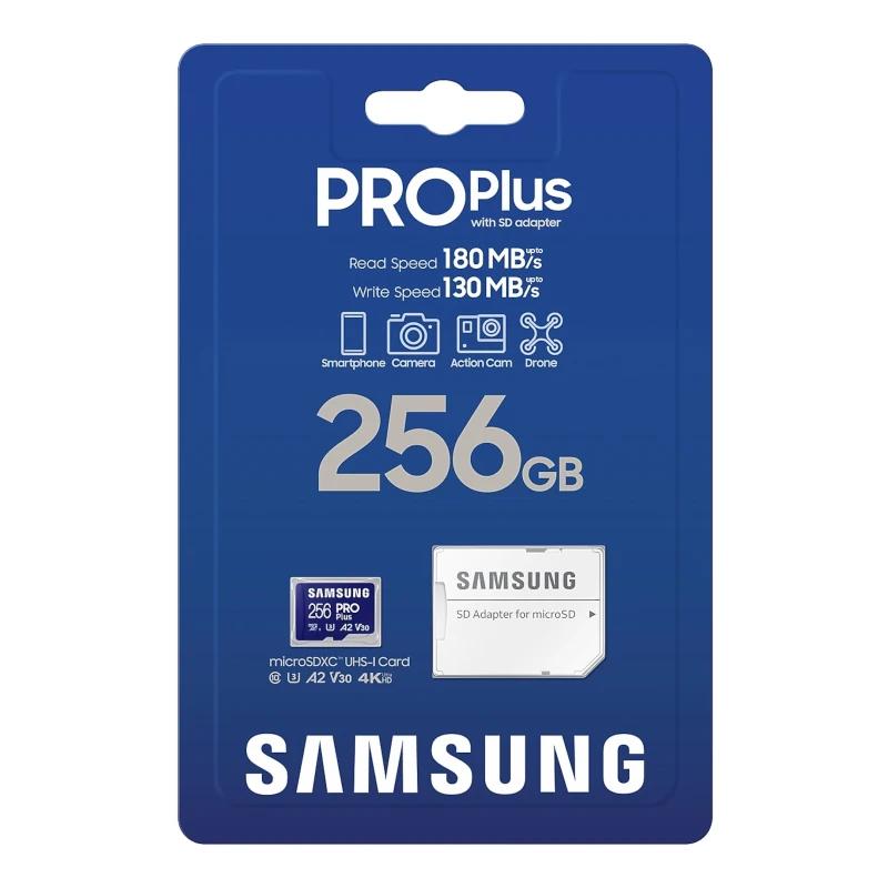 Samsung MicroSDHC PRO Plus 256GB - detalle