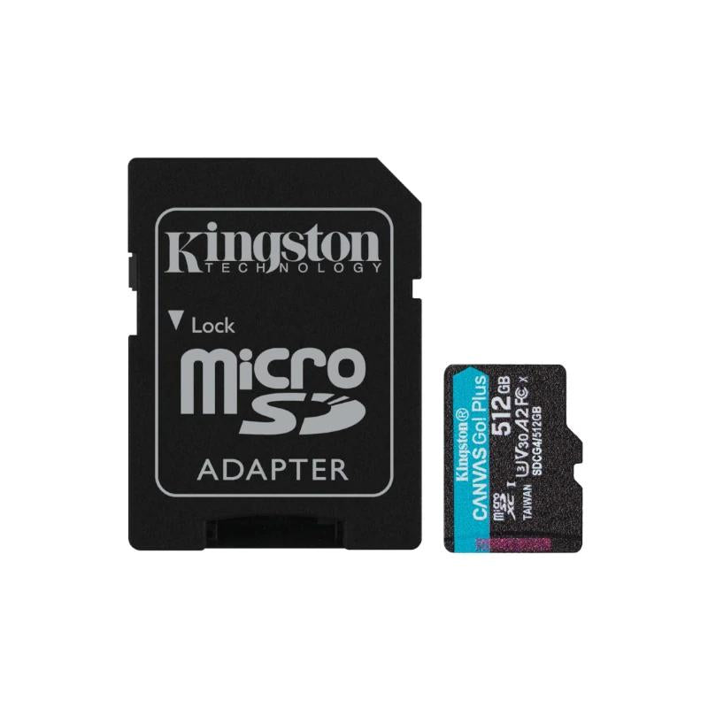 Kingston microSD Canvas Go! Plus 4 512GB 200 MB-s - detalle