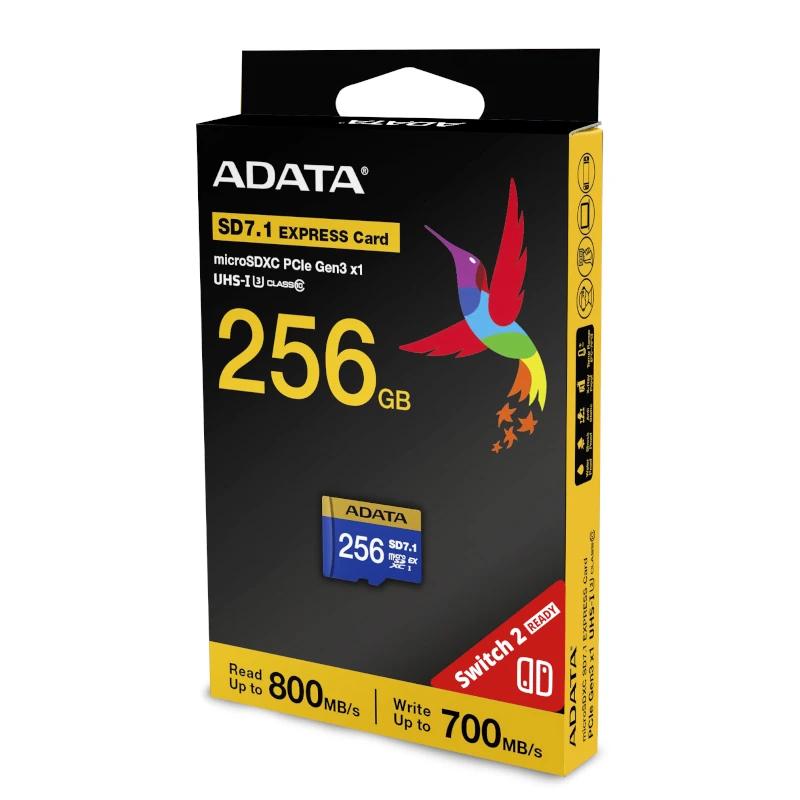 ADATA Extreme microSDXC 256GB SD7.1 Gen3x1 Switch2 - detalle