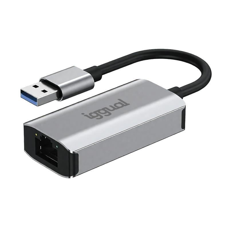 iggual Adaptador USB-A 3.0 a RJ45 Gigabit