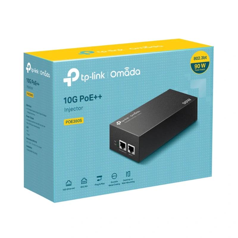 TP-Link POE380S Omada 10G PoE++ Inyector 90W - detalle