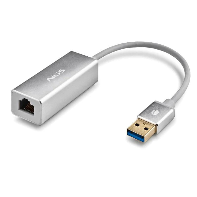 NGS Adaptador Hacker 3.0 usb a lan 1GBPS CABLE 15C - detalle