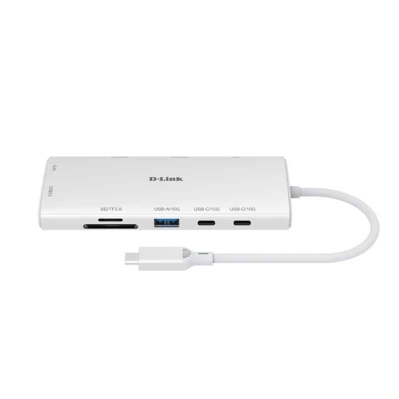 D-Link DUP-A01 Hub USB-C 10 en 1 2xHDMI