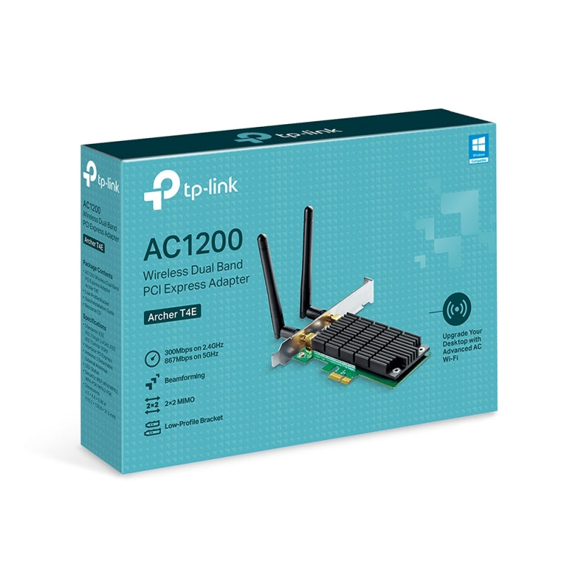 TP-Link Archer T4E Adaptador Wi-Fi PCI-E AC120 - detalle