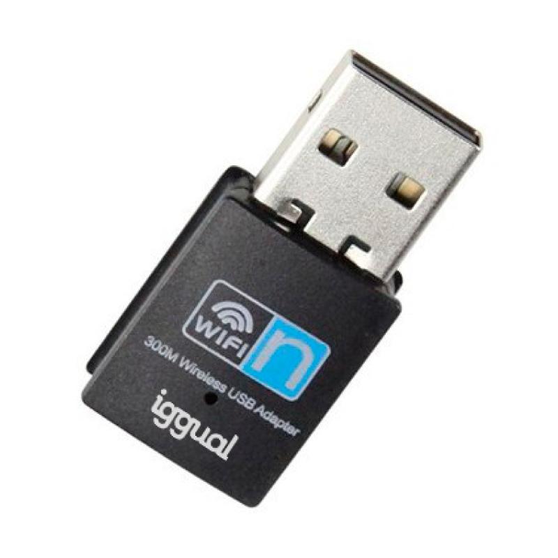 iggual Adaptador USB Wifi 300 Mbps mono 2.4GHz - detalle