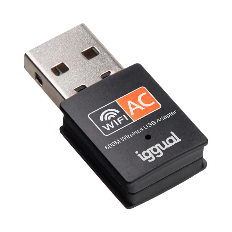 iggual Adaptador USB Wifi 600 Mbps dual 2.4G/5G - detalle