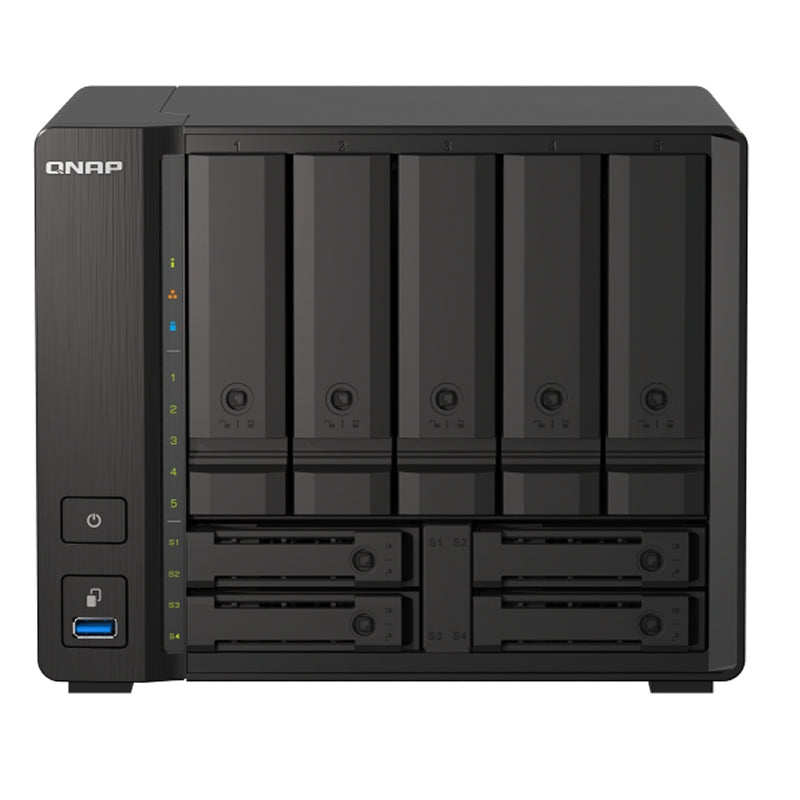 QNAP TS-h973AX-8G NAS 9XHDD-Bay 2x2.5GbE+1x10Gb - detalle