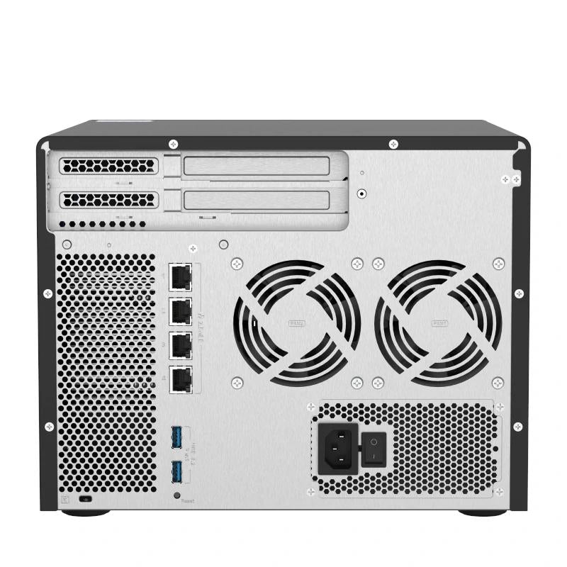 QNAP TS-H886-D1602-8G NAS 4+2-Bay 4x2.5GbE - detalle