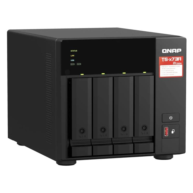 QNAP TS-473A-SW5T Bundle NAS 4XHDD-Bay + Switch - detalle