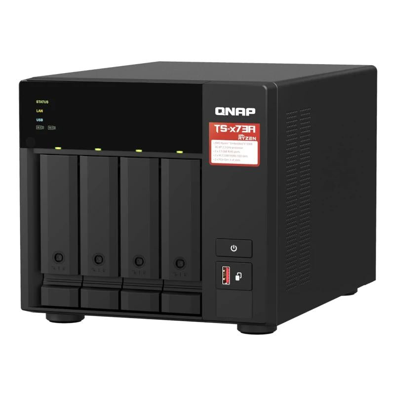 QNAP TS-473A-SW5T Bundle NAS 4XHDD-Bay + Switch - detalle