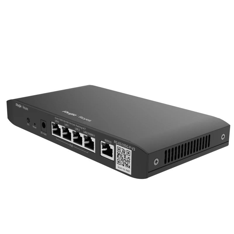 Reyee Cloud Router 5xGbE (4 POE+) 54W 2xWAN