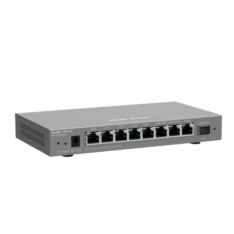 Reyee Desktop 9-port cloud management router , inc - detalle