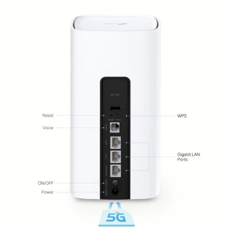 TP-Link NX510v Router VoIP 5G Wi-Fi 6 AX3000 2xGbE - detalle