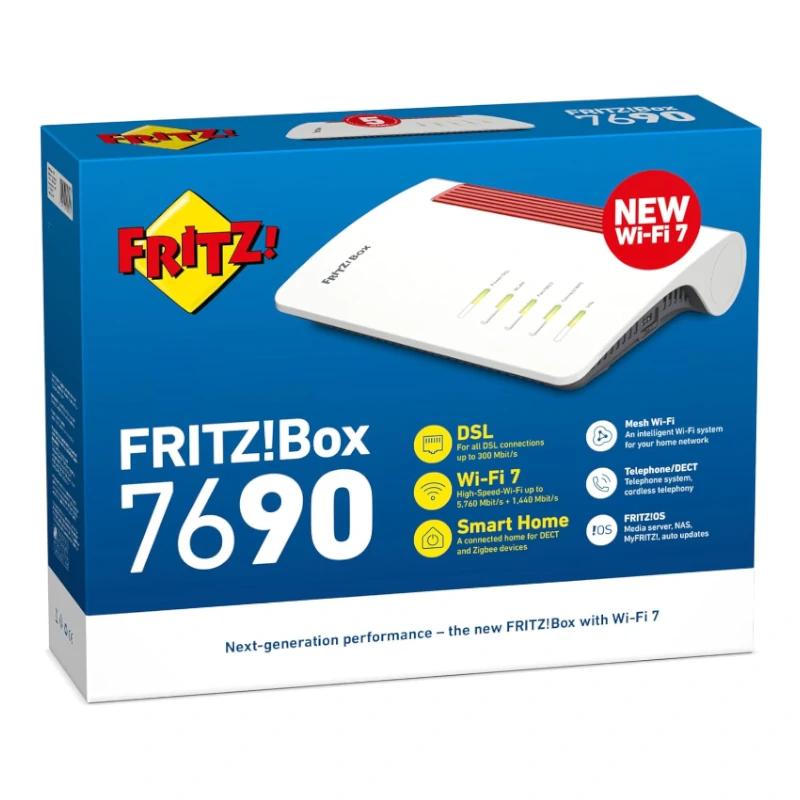 Fritz!Box 7690 Router WiFi7 4x4 Mesh 1x2,5Gb WAN - detalle
