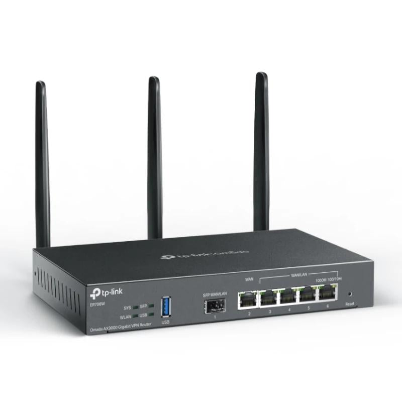 TP-Link ER706W Router WiFi6 Omada AX3000 Doble Ban - detalle