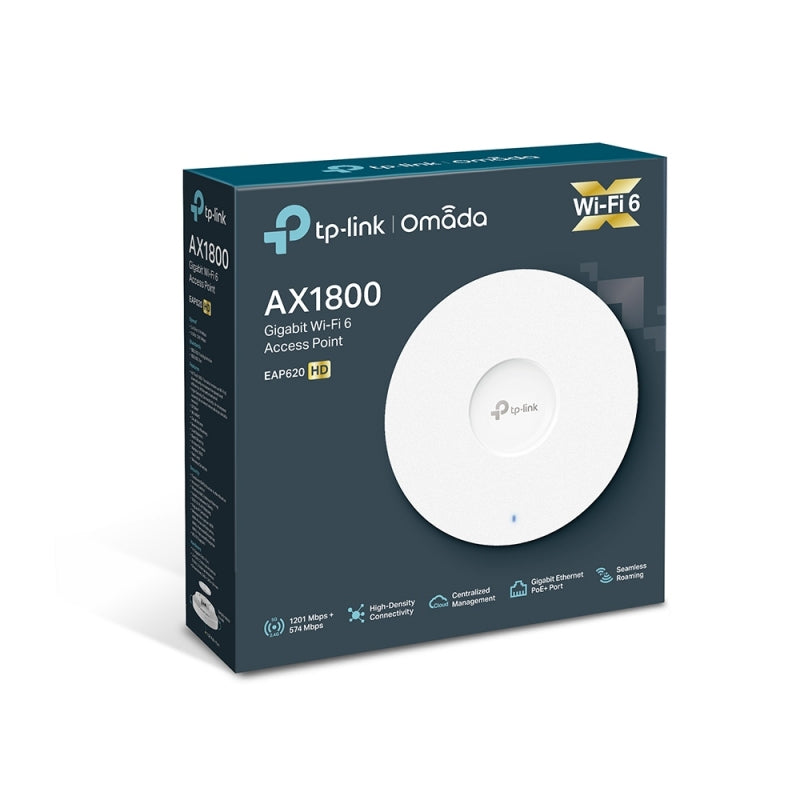 TP-Link EAP620 HD WiFi AX1800 Dual PoE Techo Omada - detalle